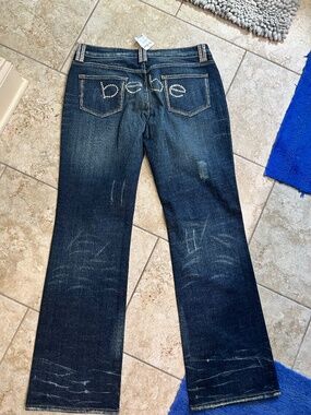 Women Bebe Rhinestone Jeans Size 31